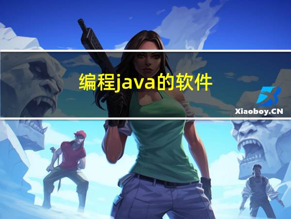 编程java的软件的相关图片