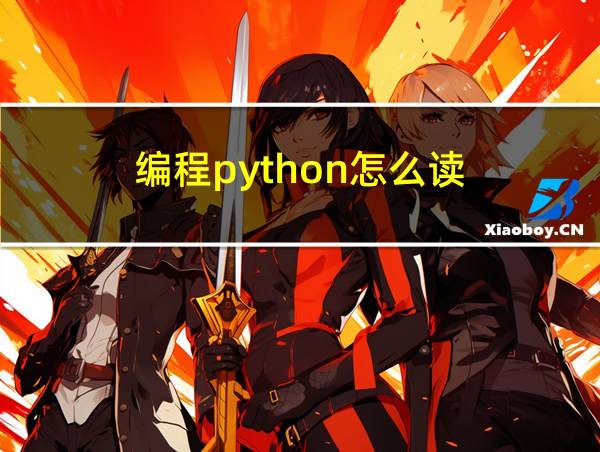 编程python怎么读的相关图片