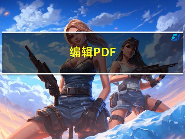 编辑PDF的相关图片