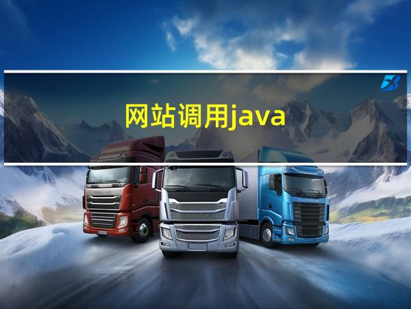 网站调用java的相关图片