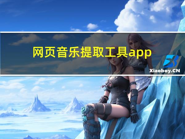 网页音乐提取工具app的相关图片