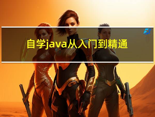 自学java从入门到精通的相关图片