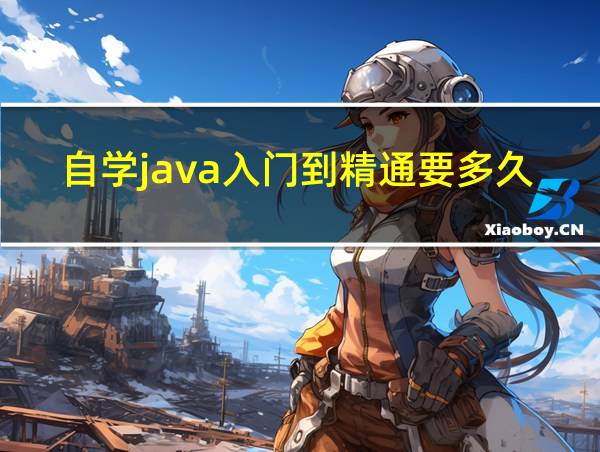 自学java入门到精通要多久的相关图片