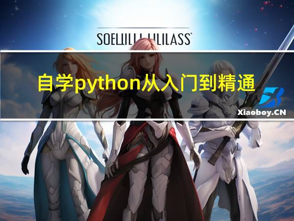 自学python从入门到精通的相关图片