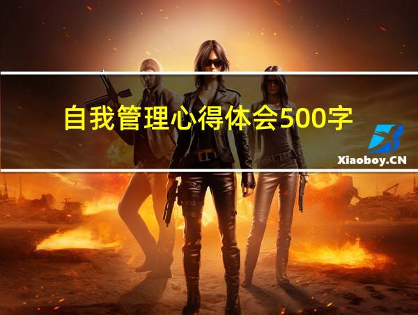 自我管理心得体会500字的相关图片