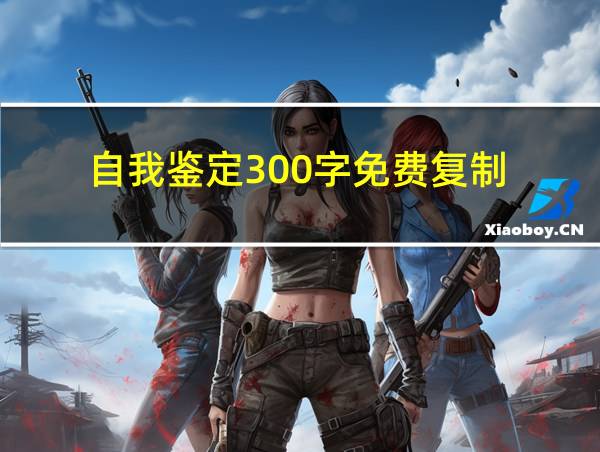 自我鉴定300字免费复制的相关图片