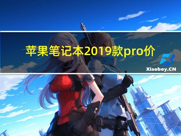 苹果笔记本2019款pro价格的相关图片