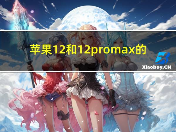 苹果12和12promax的区别在哪里的相关图片