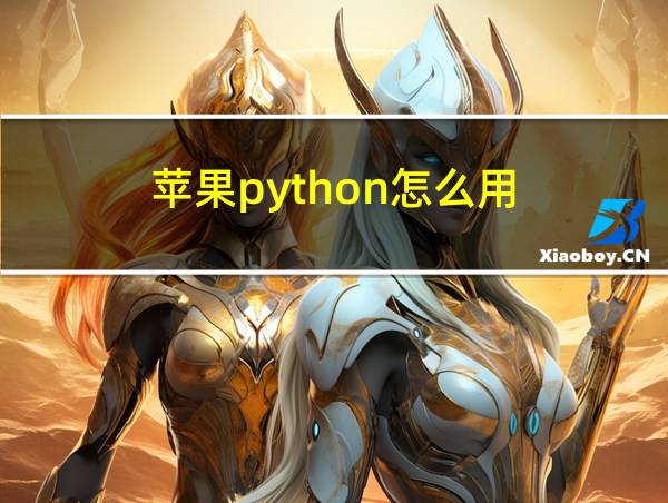 苹果python怎么用的相关图片