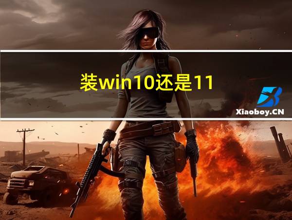 装win10还是11的相关图片