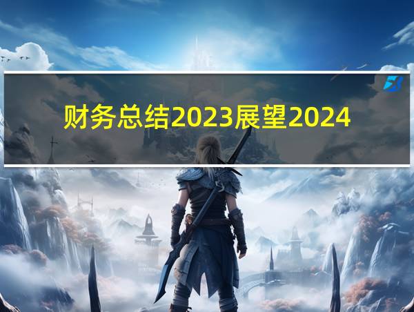 财务总结2023展望2024的相关图片