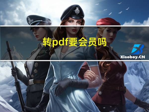 转pdf要会员吗的相关图片