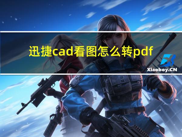 迅捷cad看图怎么转pdf的相关图片