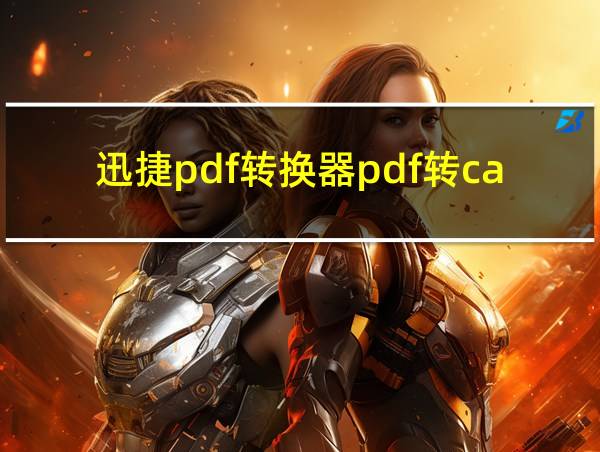 迅捷pdf转换器pdf转cad变成了图片的相关图片