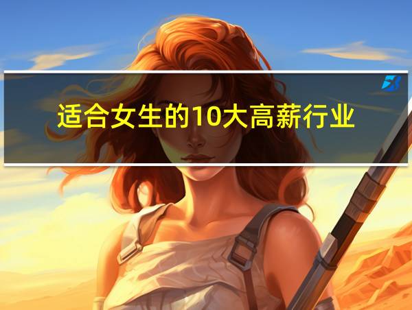 适合女生的10大高薪行业的相关图片