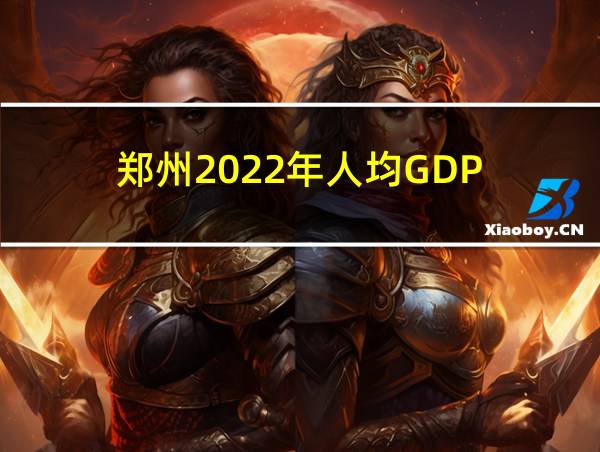 郑州2022年人均GDP的相关图片