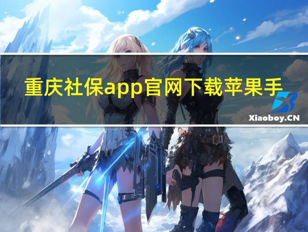 重庆社保app官网下载苹果手机的相关图片