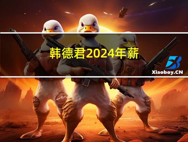 韩德君2024年薪的相关图片