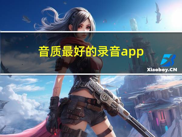 音质最好的录音app的相关图片