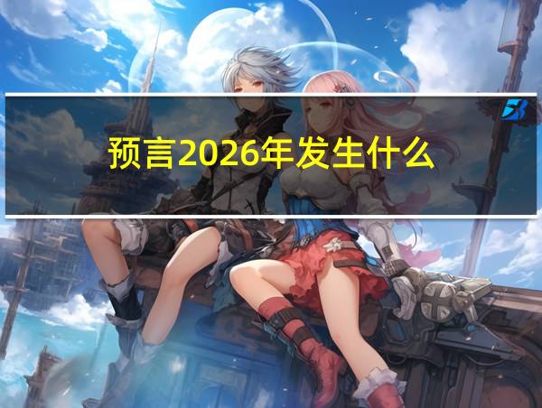 预言2026年发生什么的相关图片