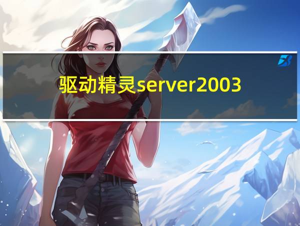 驱动精灵server2003版的相关图片