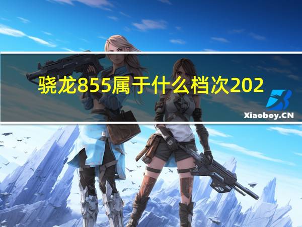 骁龙855属于什么档次2023的相关图片