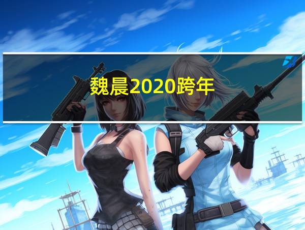 魏晨2020跨年的相关图片