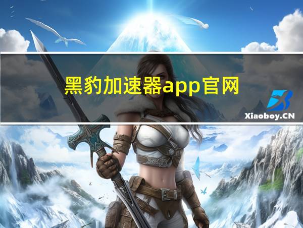 黑豹加速器app官网的相关图片