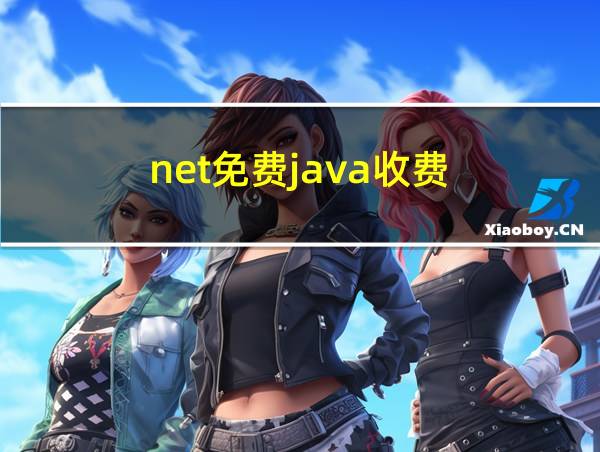 .net免费java收费的相关图片