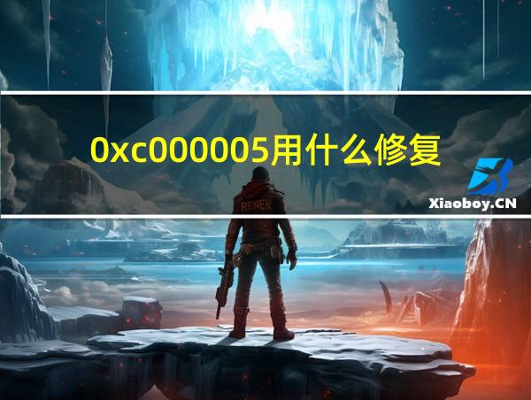 0xc000005用什么修复的相关图片