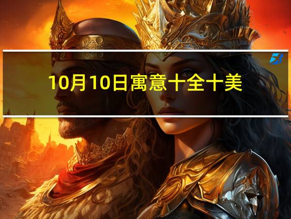 10月10日寓意十全十美的相关图片