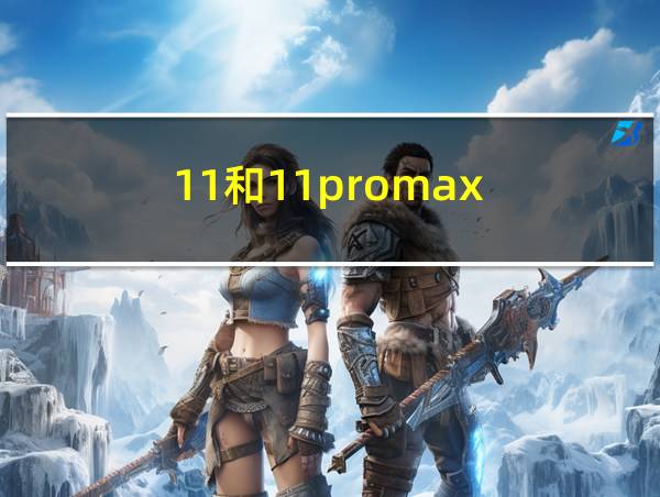 11和11promax的相关图片