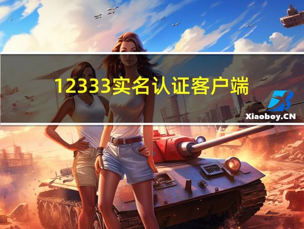 12333实名认证客户端的相关图片