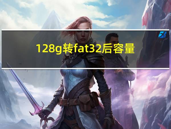 128g转fat32后容量的相关图片