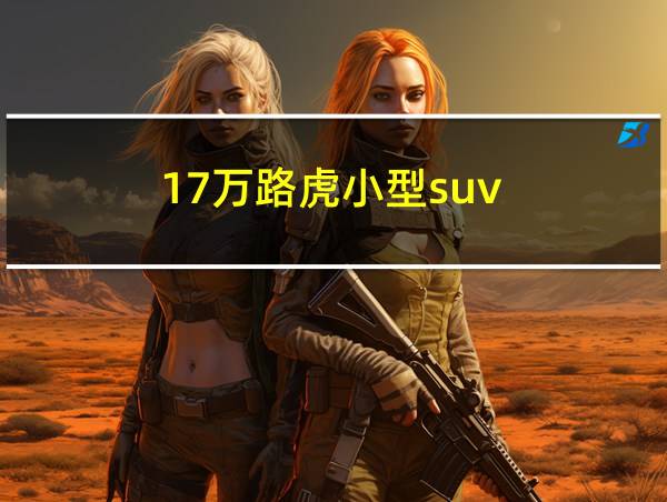 17万路虎小型suv的相关图片