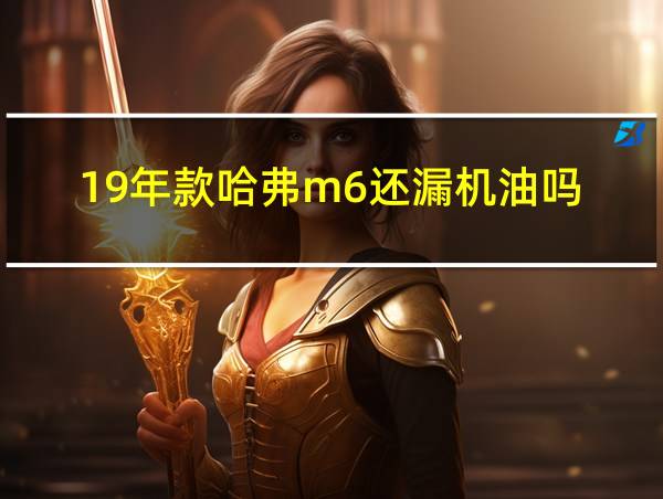 19年款哈弗m6还漏机油吗的相关图片