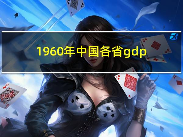 1960年中国各省gdp的相关图片