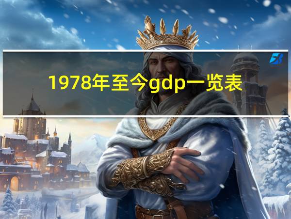 1978年至今gdp一览表的相关图片