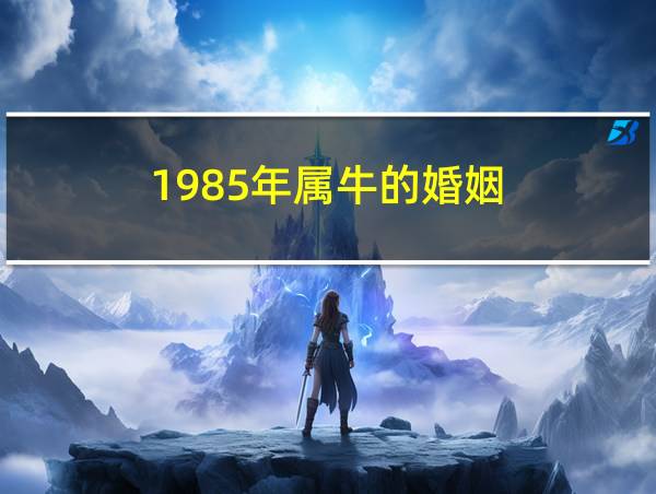 1985年属牛的婚姻的相关图片