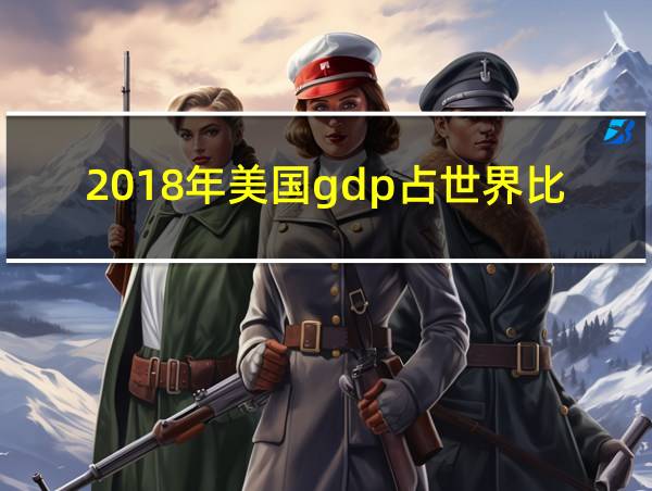 2018年美国gdp占世界比重的相关图片