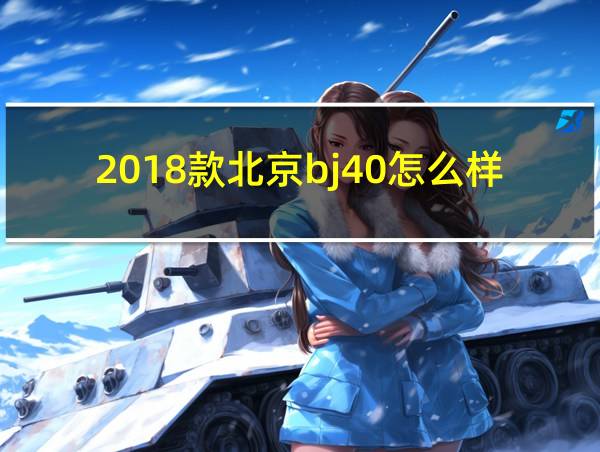 2018款北京bj40怎么样的相关图片