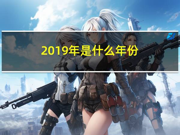 2019年是什么年份的相关图片