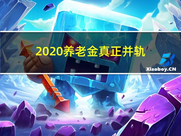 2020养老金真正并轨的相关图片