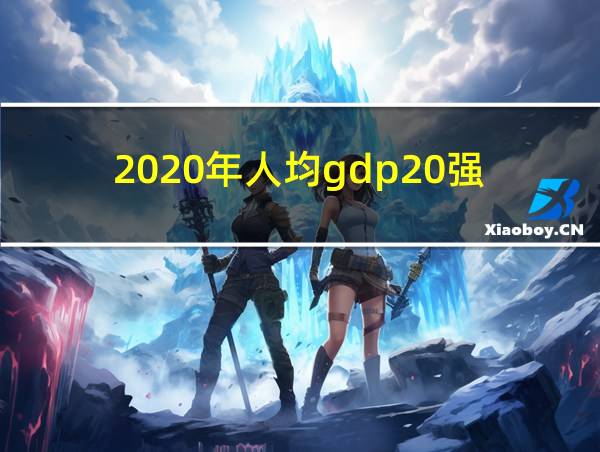 2020年人均gdp20强的相关图片