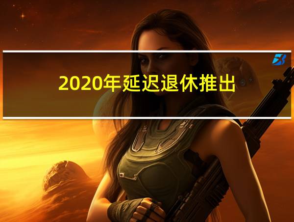 2020年延迟退休推出的相关图片