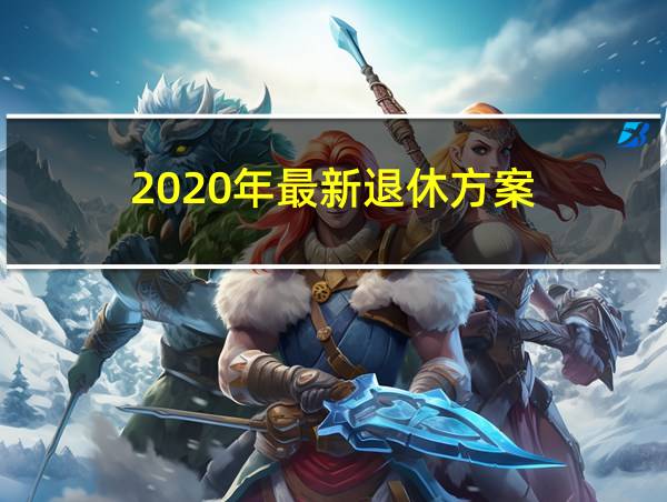 2020年最新退休方案的相关图片