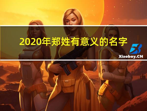 2020年郑姓有意义的名字的相关图片