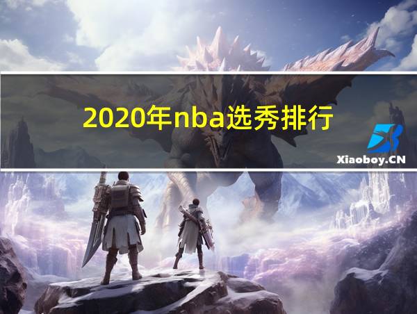 2020年nba选秀排行的相关图片