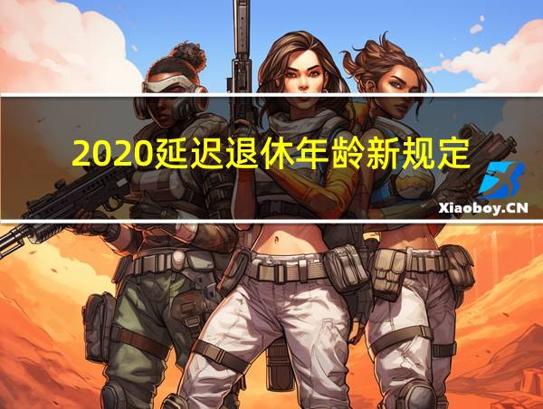 2020延迟退休年龄新规定的相关图片