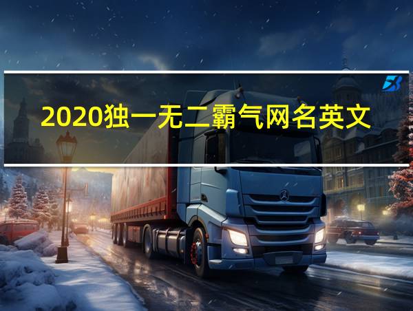 2020独一无二霸气网名英文的相关图片